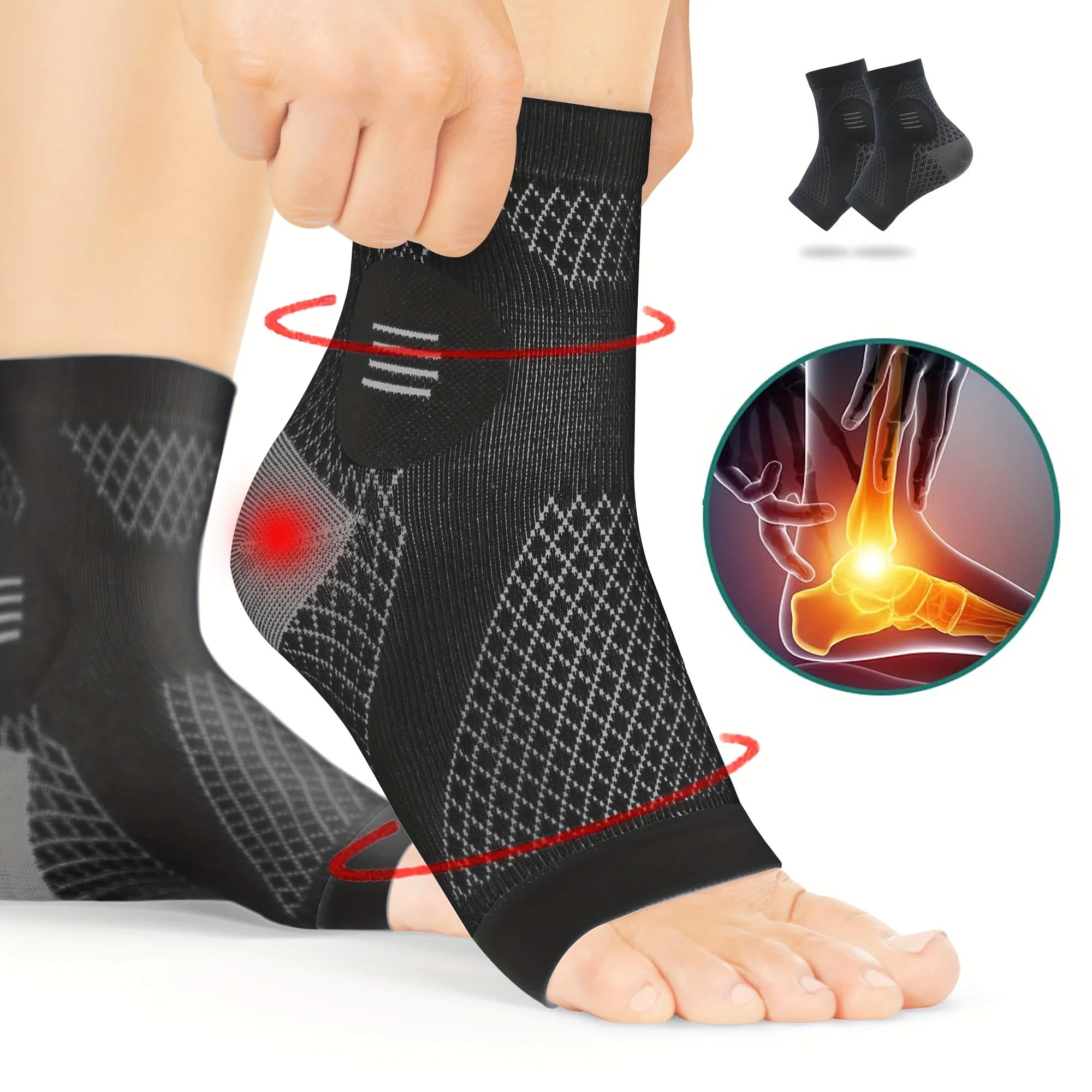 FlexSupport™ Compression Ankle Socks