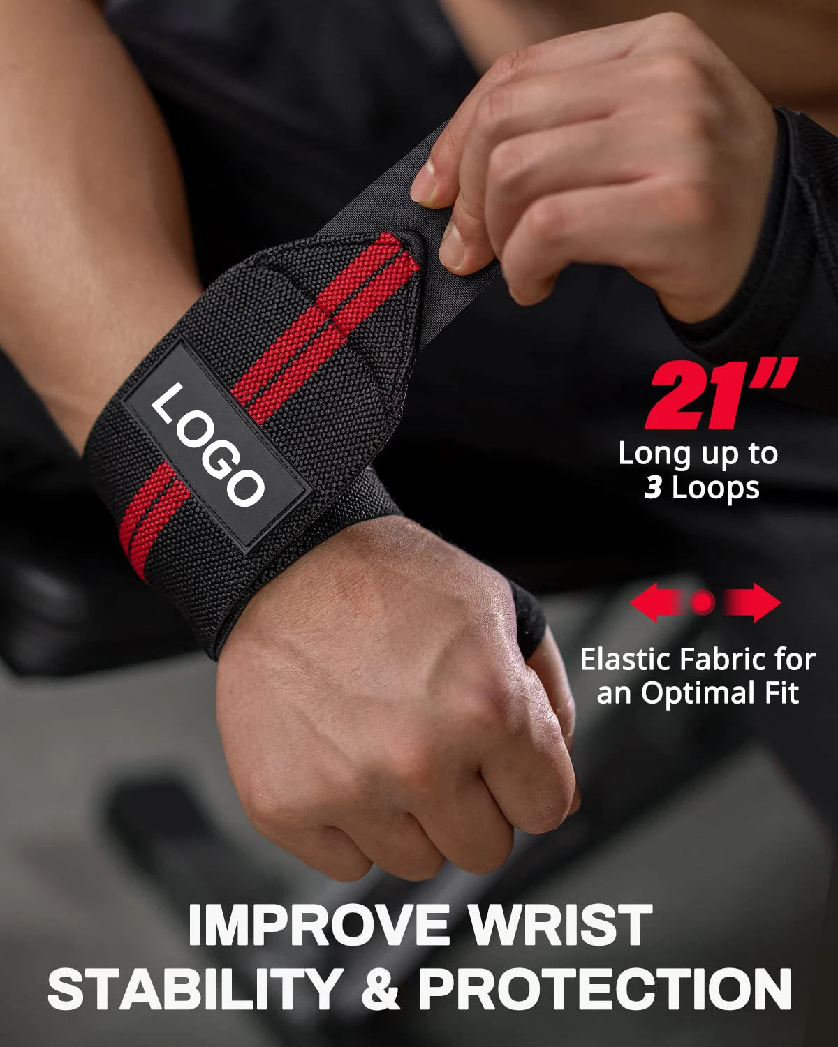 GripForge™ Pro Heavy-Duty Wrist Wraps